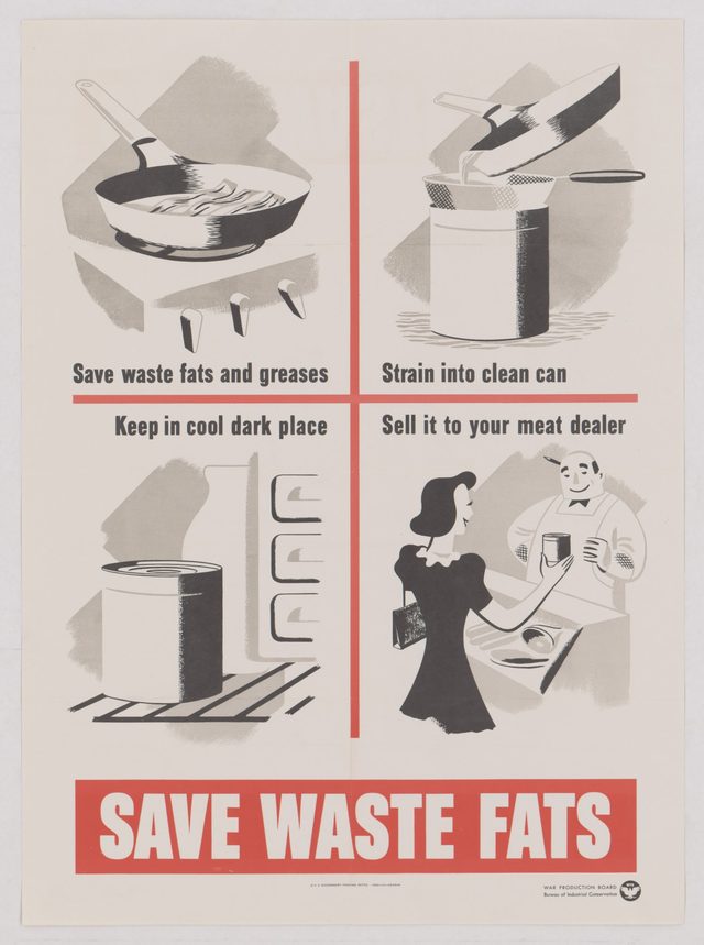 Save waste fats