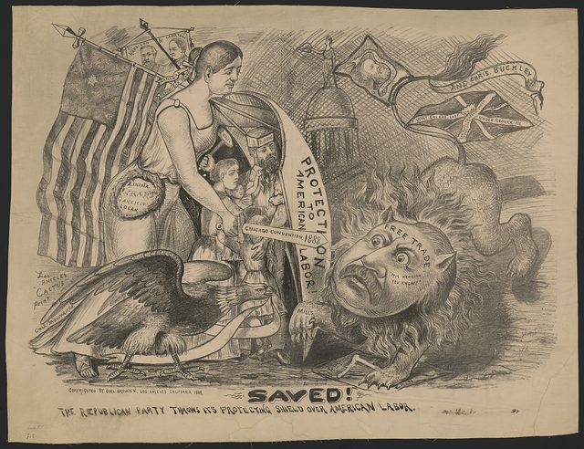 Saved! The Republican Party throws its protecting shield over American labor
