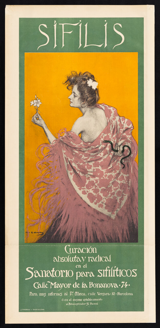 Sífilis: Curación absoluta y radical en el Sanatorio para sifilíticos (Syphilis: Absolute and Radical Cure at the Sanatorium for Syphilitics)