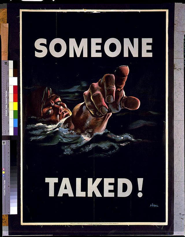 Someone Talked!