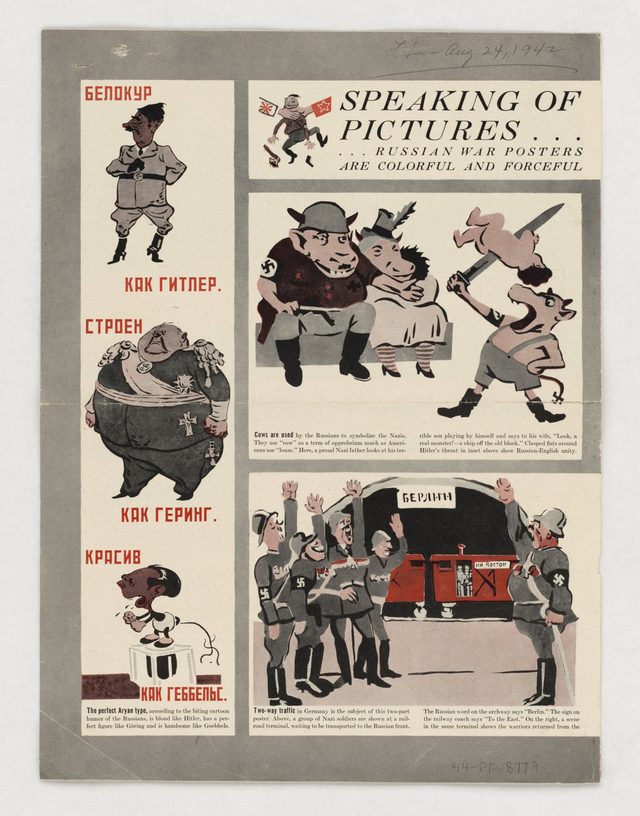 Speaking of Pictures... Russian War Posters Are Colorful and Forceful