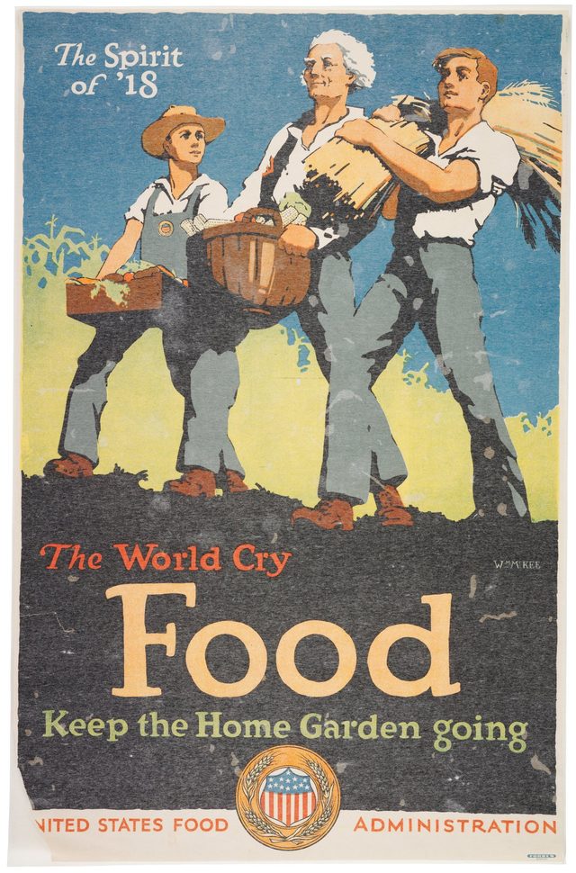 The Spirit of '18: The World Cry Food. Keep the Home Garden Going