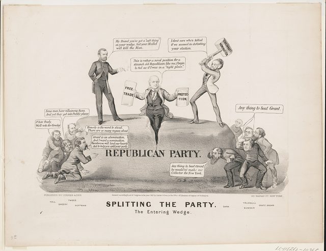 Splitting the party - the entering wedge