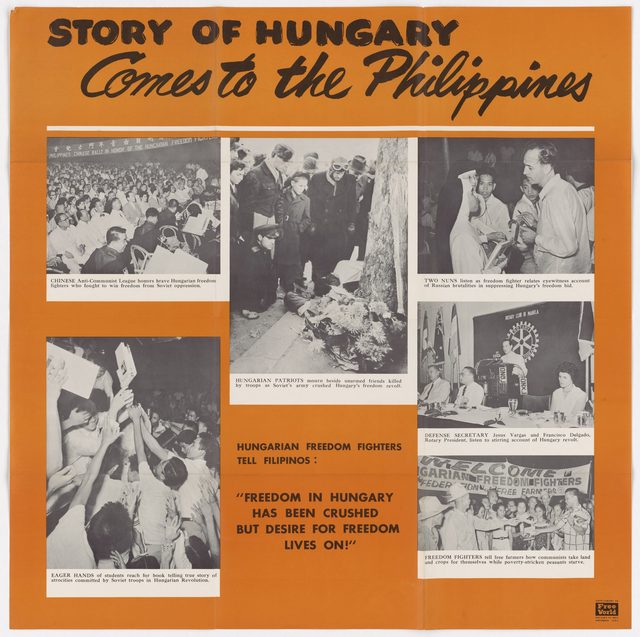 Story of Hungary poster No. 1: Comes to the Philippines (English, Manila)