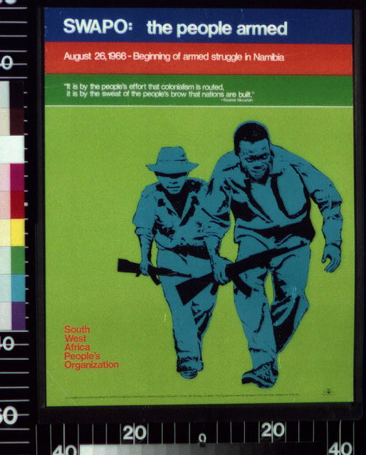 SWAPO: The People Armed (c. 1976 solidarity poster)