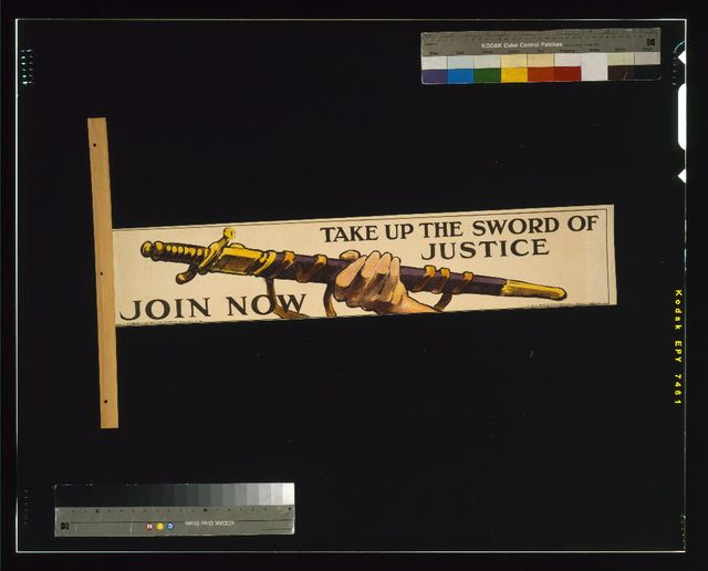 Take Up the Sword of Justice. Join Now