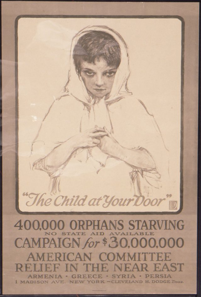 "The Child at Your Door": 400,000 Orphans Starving, Campaign for $30,000,000