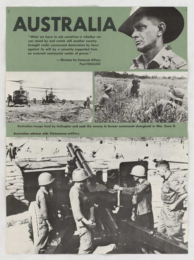 The Common Struggle: Australia Propaganda Poster