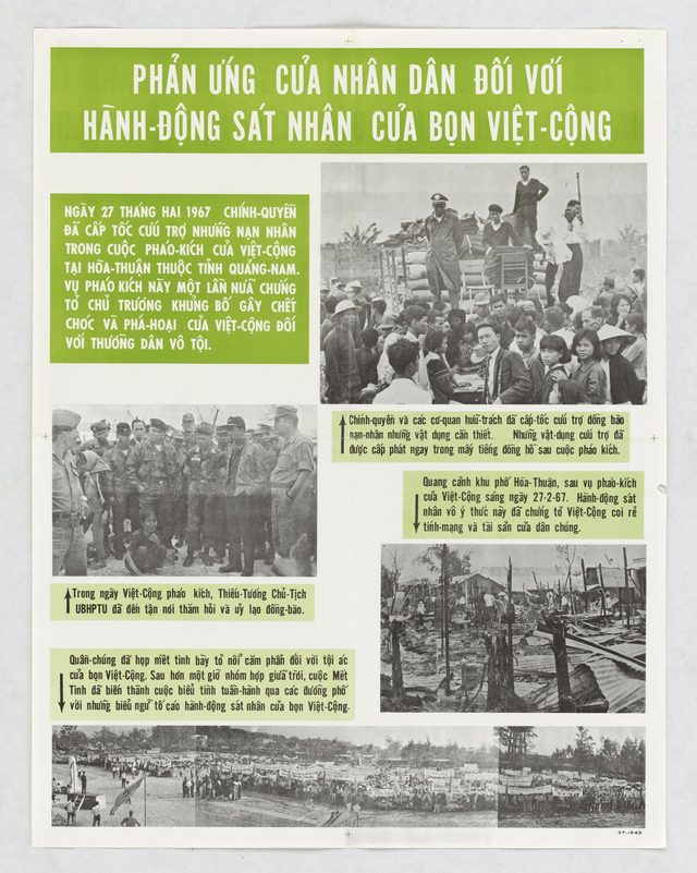 The People's Answer to an Atrocity (Phản ứng của nhân dân đối với hành-động sát nhân của bọn Việt-Cộng)