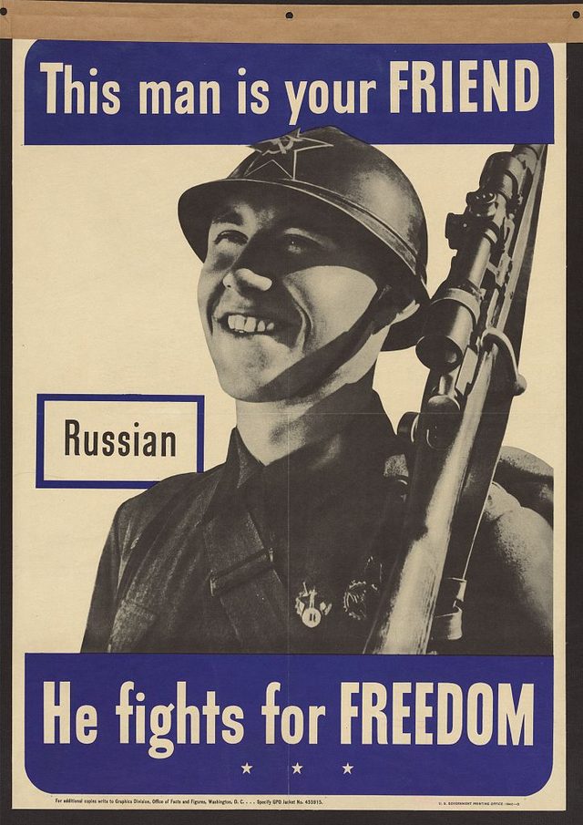 This Man Is Your Friend: Russian. He Fights for Freedom