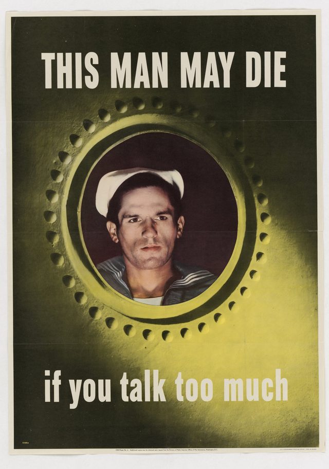 This Man May Die if You Talk Too Much