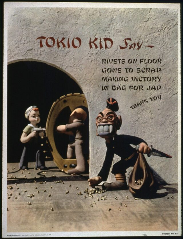 Tokio Kid Say: Rivets on Floor (Douglas Aircraft poster no. 812)