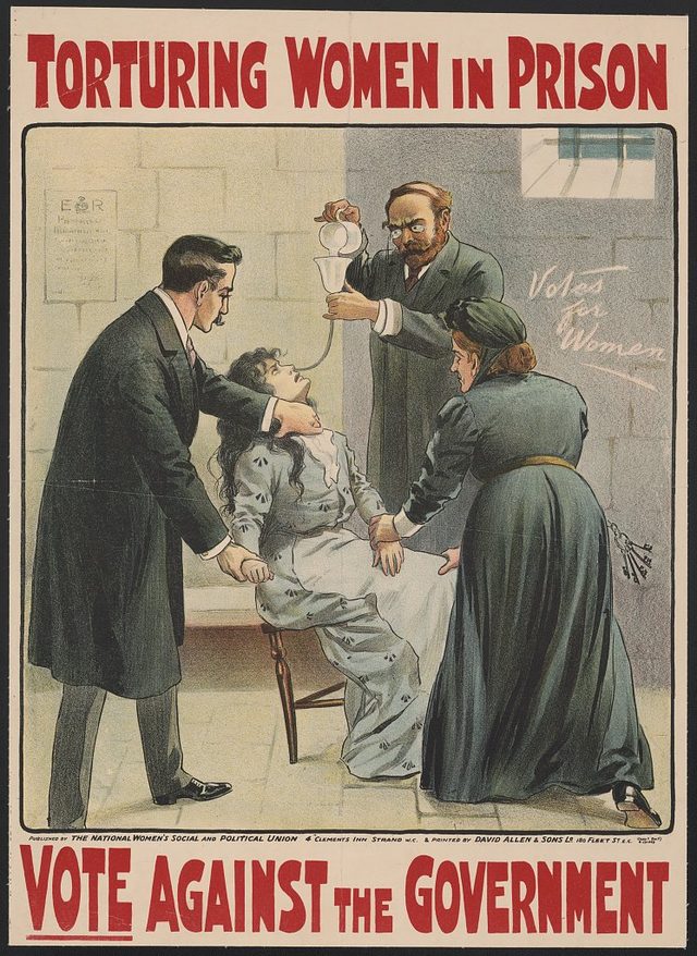 Torturing Women in Prison. Vote Against the Government