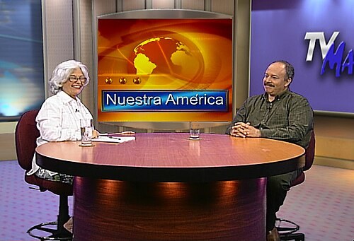 TV Martí studio set for the programme "Nuestra América", 2008