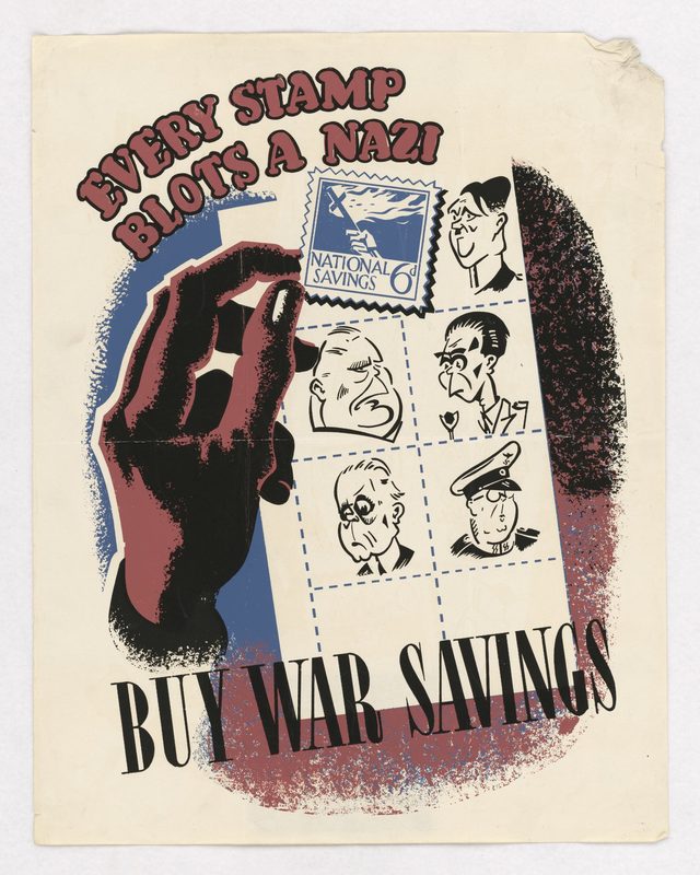 Every Stamp Blots a Nazi - Buy War Savings