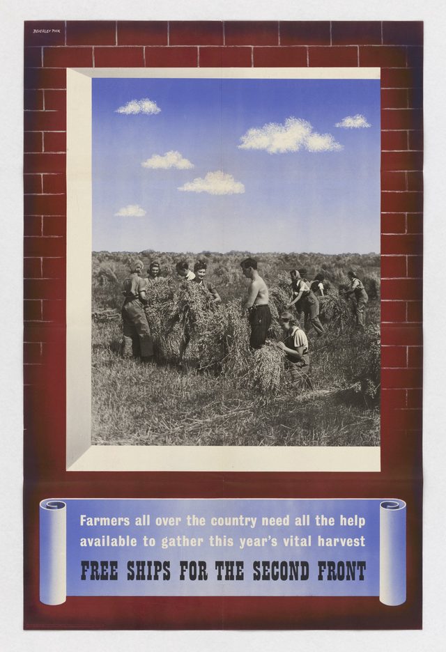 Farmers All Over the Country Need All the Help Available to Gather This Year's Vital Harvest - Free Ships for the Second Front