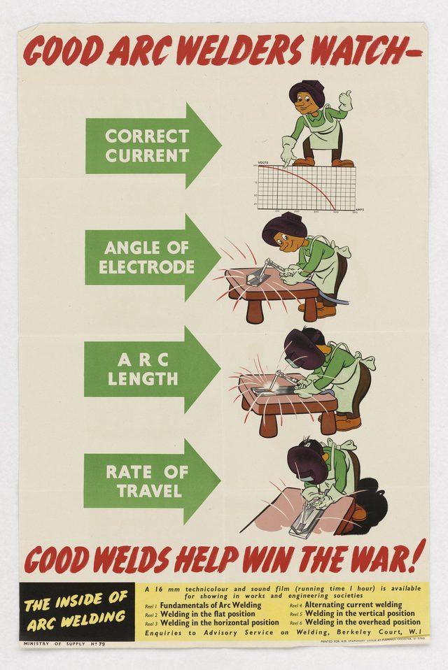 Good Arc Welders Watch - Good Welds Help Win the War!