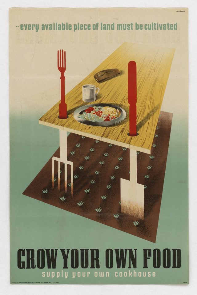Every Available Piece of Land Must Be Cultivated - Grow Your Own Food - Supply Your Own Cookhouse