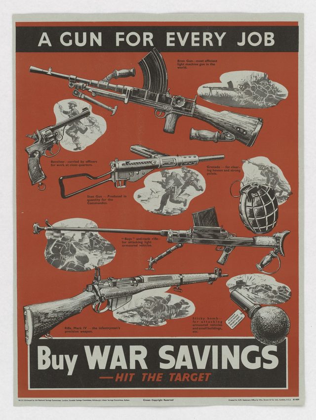 A Gun For Every Job - Buy War Savings - Hit the Target