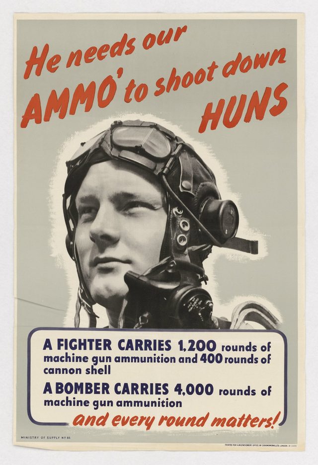 He Needs Our 'Ammo' to Shoot Down Huns
