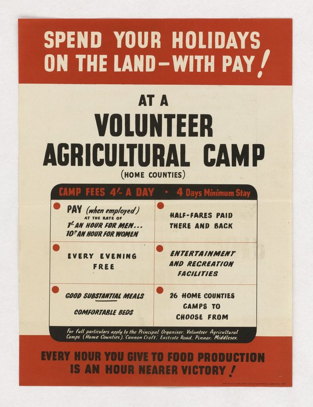 Spend Your Holidays on the Land - With Pay! At a Volunteer Agricultural Camp