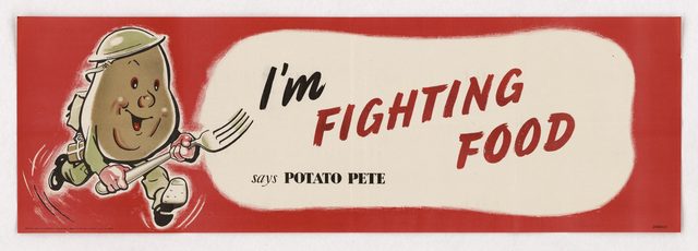 I'm Fighting Food Says Potato Pete