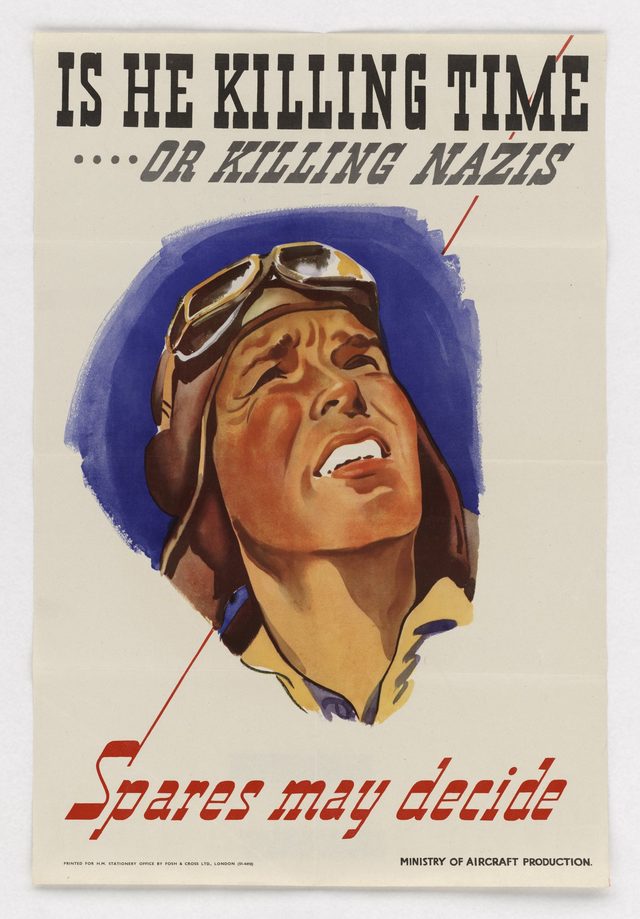 Is he killing time ... or killing Nazis - Spares may decide