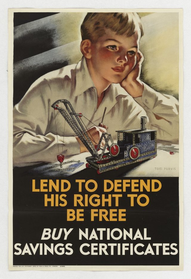 Lend to Defend His Right to be Free - Buy National Savings Certificates
