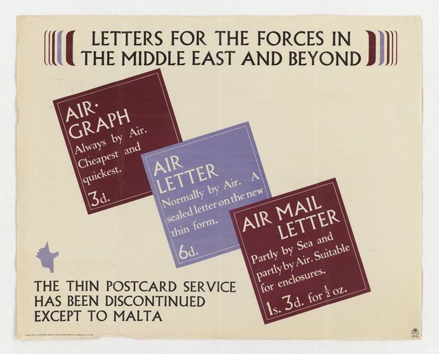 Letters for the Forces in the Middle East and Beyond