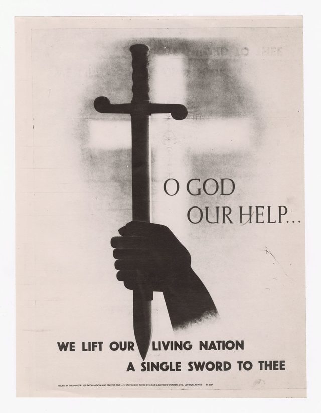 O God Our Help... We lift our living nation a single sword to thee