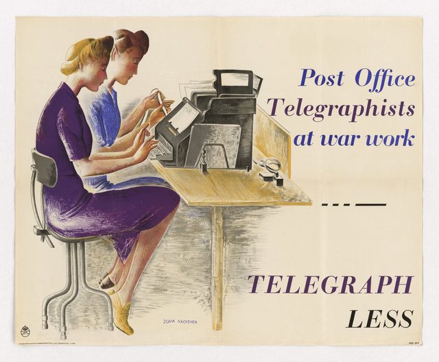 Post Office Telegraphists at War Work - Telegraph Less [1]