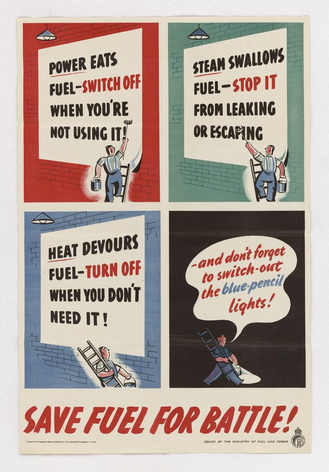 Switch Off - Stop It - Turn Off - Save Fuel for Battle!