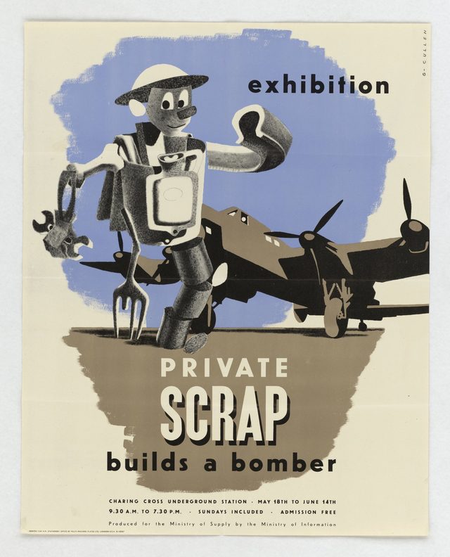 Private Scrap builds a bomber (exhibition)