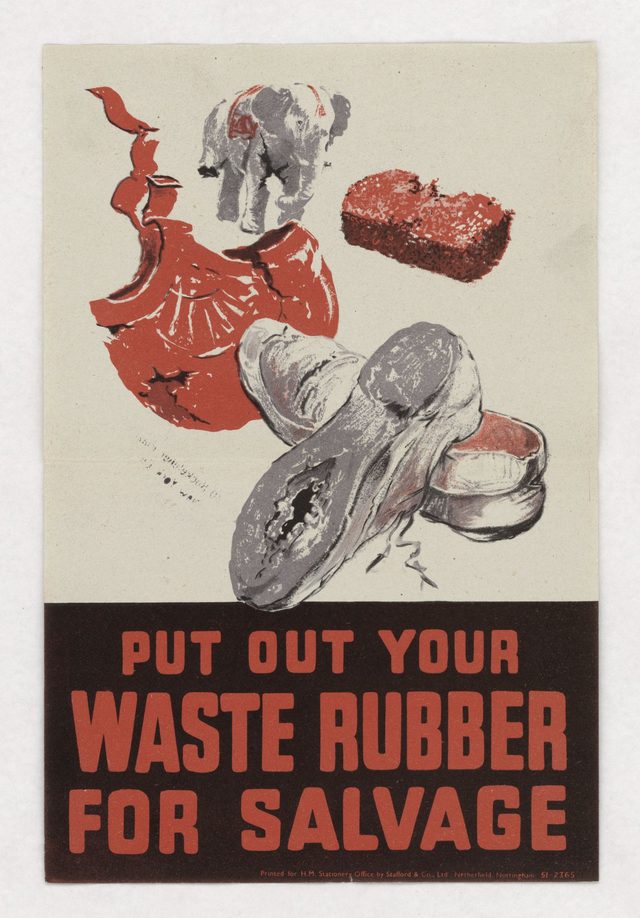 Put Out Your Waste Rubber for Salvage