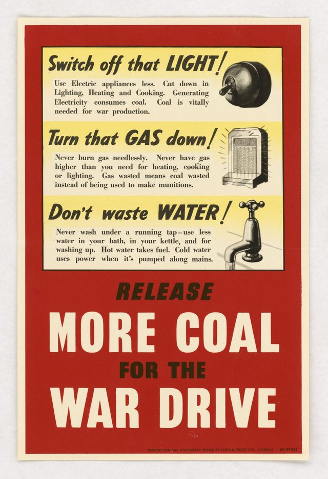 Release More Coal for the War Drive