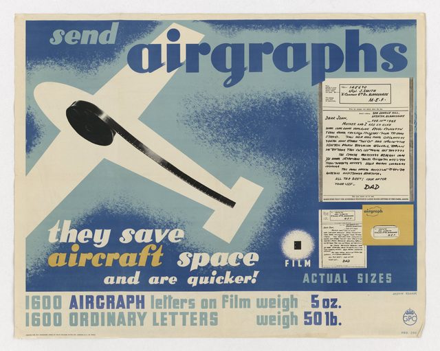 Send Airgraphs - They Save Aircraft Space and are Quicker!