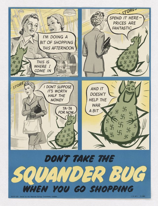 Don't Take the Squander Bug When You Go Shopping