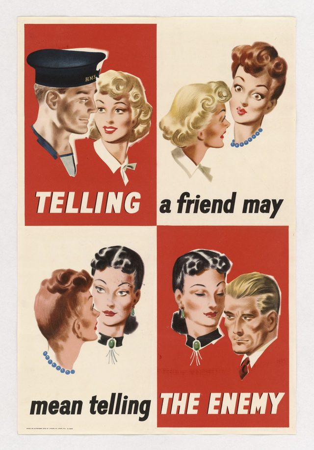Telling a Friend May Mean Telling the Enemy