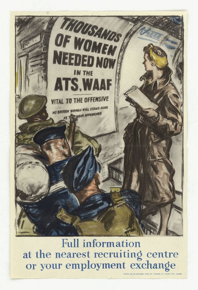 Thousands of Women Needed Now in the ATS, WAAF