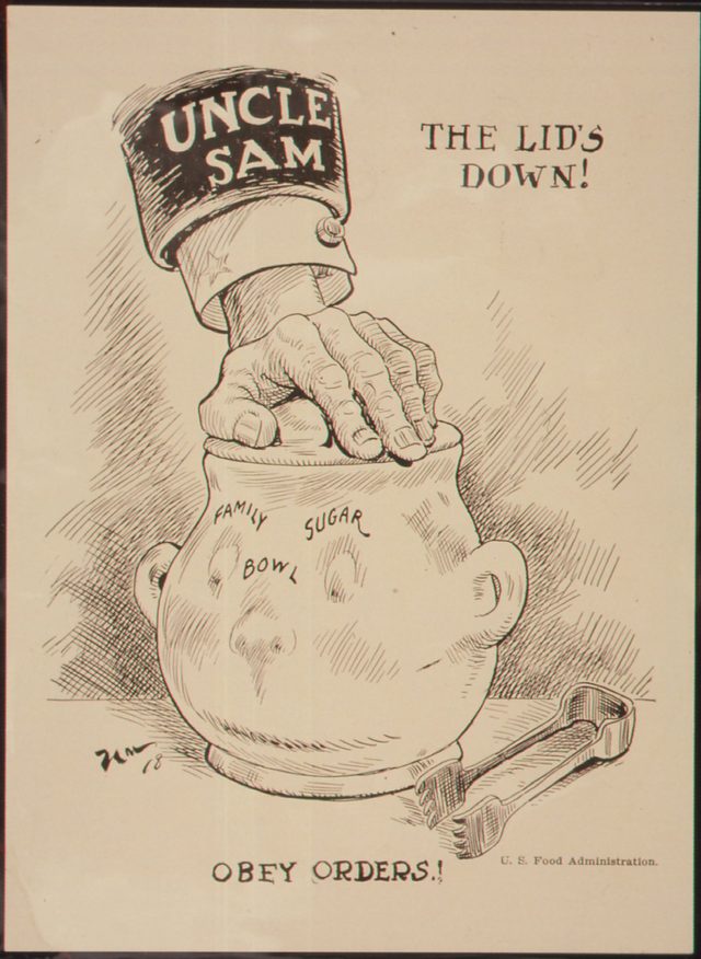 Uncle Sam: The Lid's Down! Obey Orders!