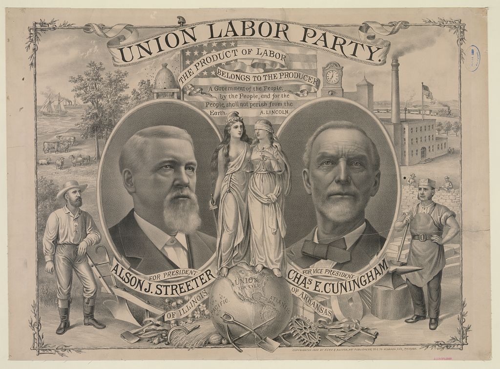 Union Labor Party, Kurz & Allison, 1888