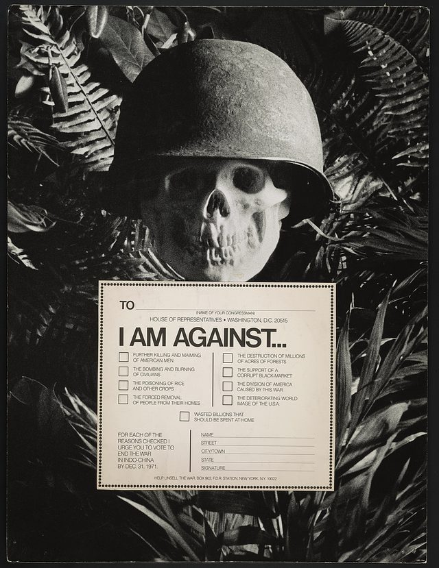 I am against...: Help Unsell the War congressional cut-out