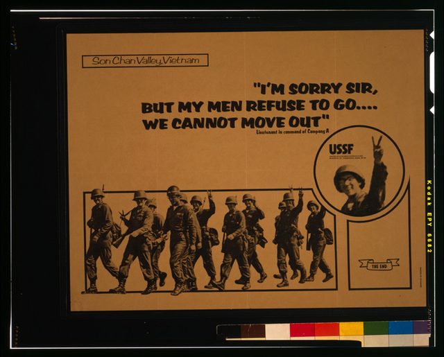 Son Chan Valley, Vietnam: I'm sorry sir, but my men refuse to go