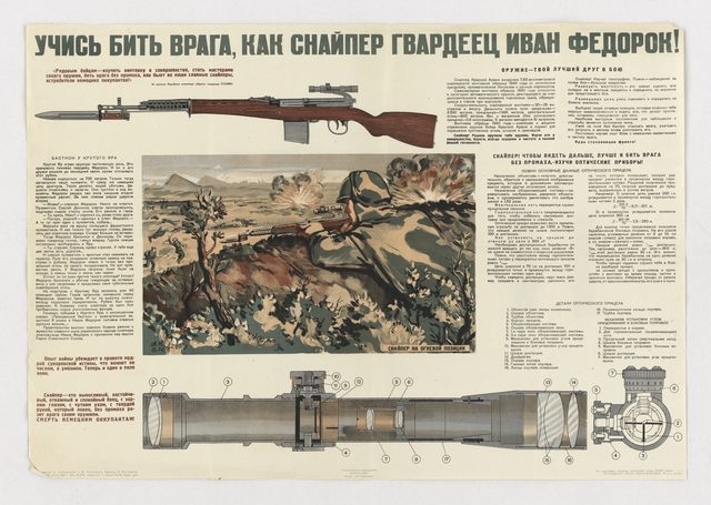 Учись бить врага, как снайпер гвардеец Иван Федорок! (Learn to Beat the Enemy like Guards Sniper Ivan Fedorok!)