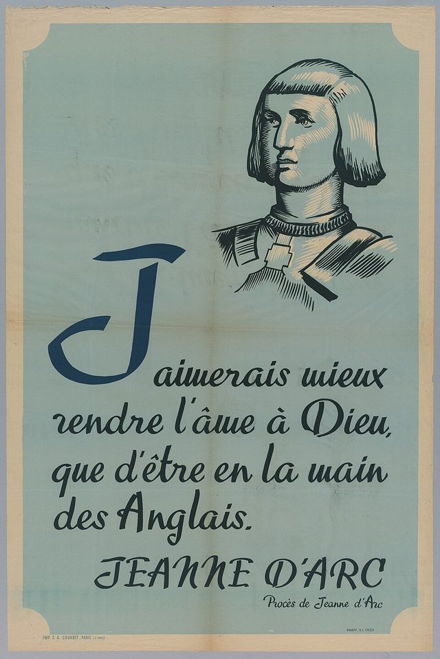 J'aimerais mieux rendre l'âme à Dieu (I would rather give up my soul to God), ORAFF poster