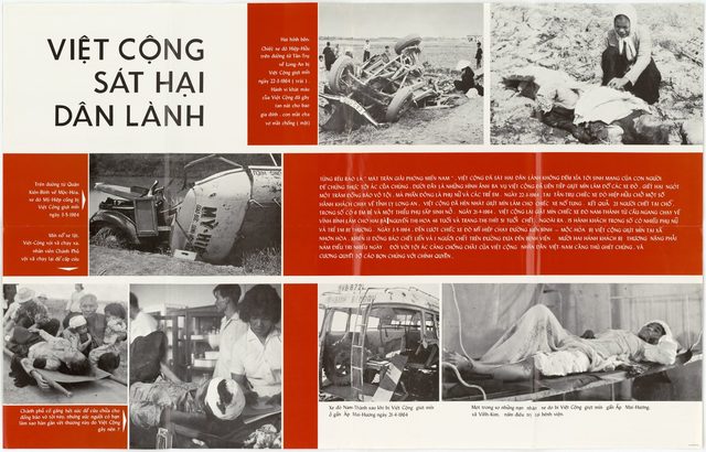 Việt Cộng sát hại dân lành, Vietnam Photo News poster (Vietnamese poster distributed in Saigon)