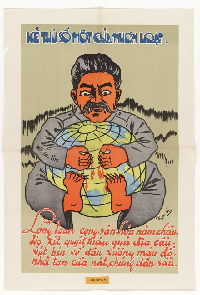 Kẻ thù số một của nhân loại (Humanity's number-one enemy) (Vietnamese poster distributed in Vietnam; NARA title: Viet Poster #3)
