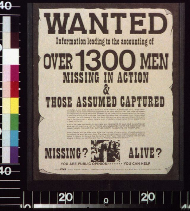 Wanted: information on over 1300 men missing in action