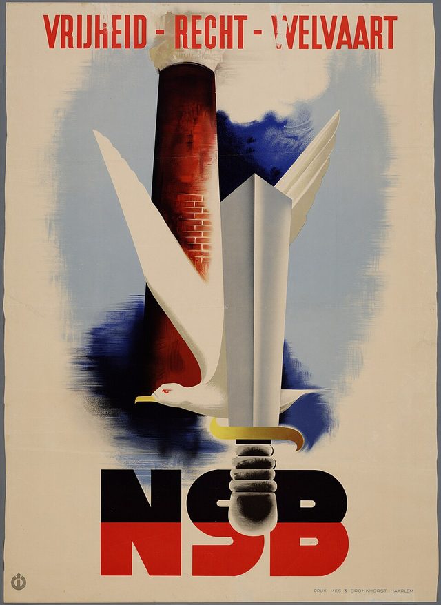 Vrijheid - Recht - Welvaart (NSB poster)