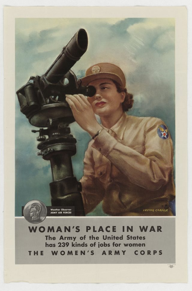 Woman's place in war: Weather Observer, Army Air Forces